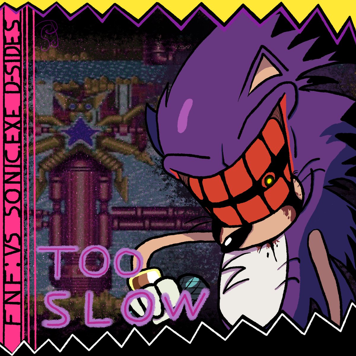 SnakeColossal's tweet photo. Half-assed it halfway but I give up lol.
Just showing appreciation for my friend and the team behind this dumb Dex fella. Looking forward to the future! (I haven't drawn sonic stuff in forever so this is bad for mee-) #fnf #dsides #exe https://t.co/1Dgbj8ykJD
