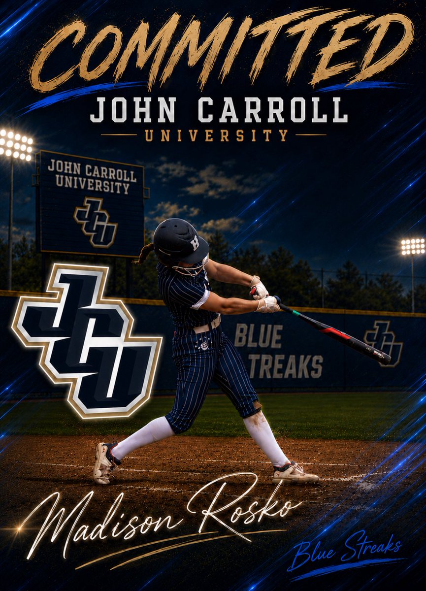 MadisonRosko58's tweet photo. Go Blue Streaks Softball! 💙💛

@CoachScibelli @mmcpeek_jcu @JohnCarrollSB @Finesse09Gowdy https://t.co/yODyyqn98V