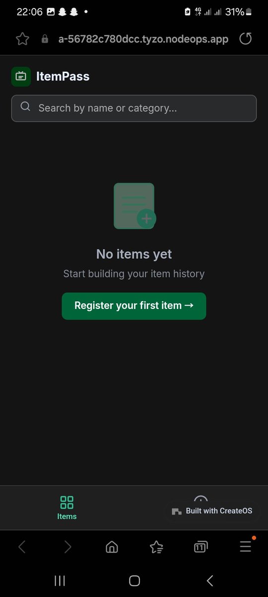 jemmyboot's tweet photo. We keep digital records for ourselves but not for things we own. I built ItemPass to help track purchases,repairs,servicing and important updates in one place.
Build link:https://t.co/CaSzlFr47f
#builditnow @NodeOpsHQ 
Every item has a story why not keep it. https://t.co/4o8lOQM50c