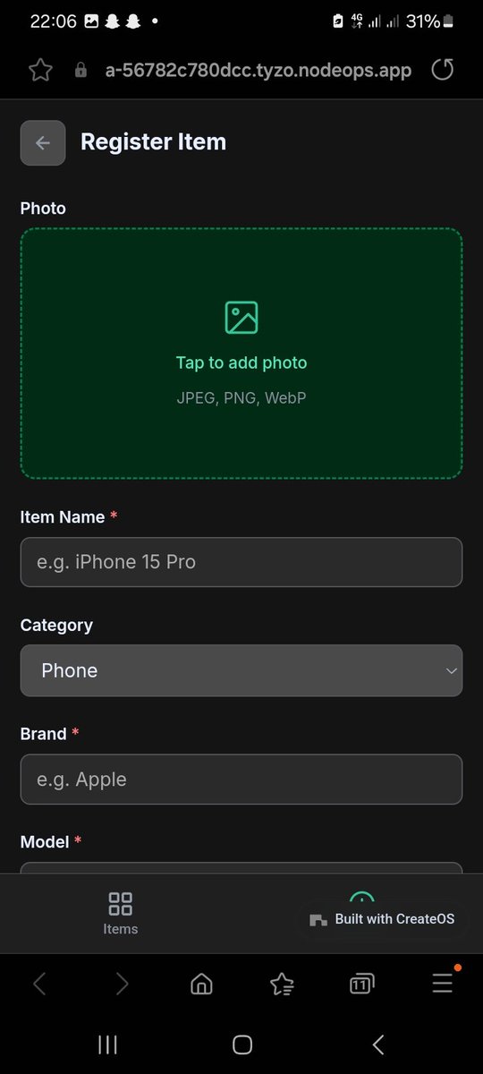 jemmyboot's tweet photo. We keep digital records for ourselves but not for things we own. I built ItemPass to help track purchases,repairs,servicing and important updates in one place.
Build link:https://t.co/CaSzlFr47f
#builditnow @NodeOpsHQ 
Every item has a story why not keep it. https://t.co/4o8lOQM50c