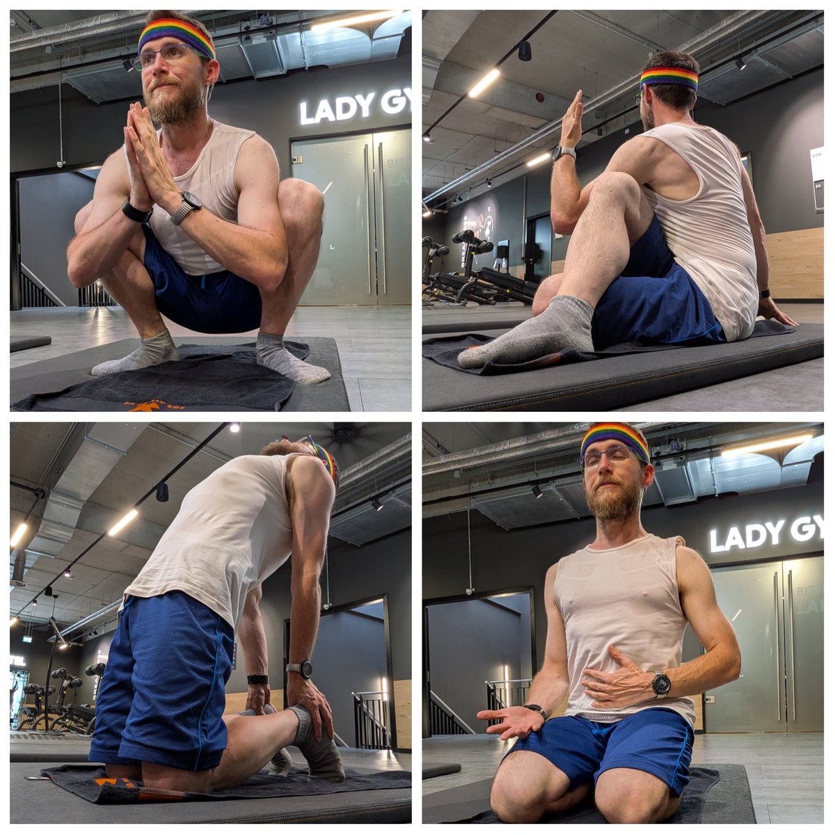 HIMzone666NetMs's tweet photo. Lots of Yoga Challenge
(27.07.2026)
by #YogaMitMady
#yoga #balance #stretch #meditation #simplygood #gay #lesbian #straight #queer #SpiceBoy #sportyspice #Peace #NoWar #westandwithukraine #freeiran #beardgang #chestha https://t.co/zrhywap1hj