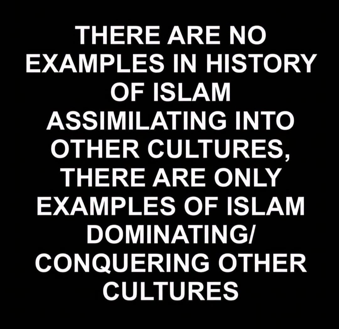 Torteeculis's tweet photo. @VividProwess @michalys There IS no 'Radical' Islam.
There is only ISLAM.
And it's a conquering political ideology, by design. https://t.co/w54IUFJuu4