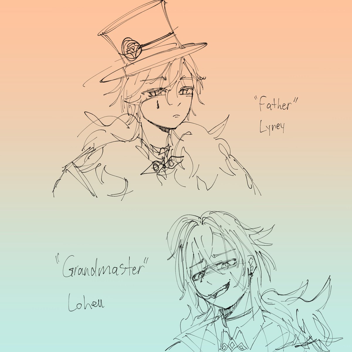 Haengel_'s tweet photo. why the hell is this my best performing post on tiktok 🥹
#lyney #lohen #genshinimpactfanart https://t.co/gWJWSouNCk