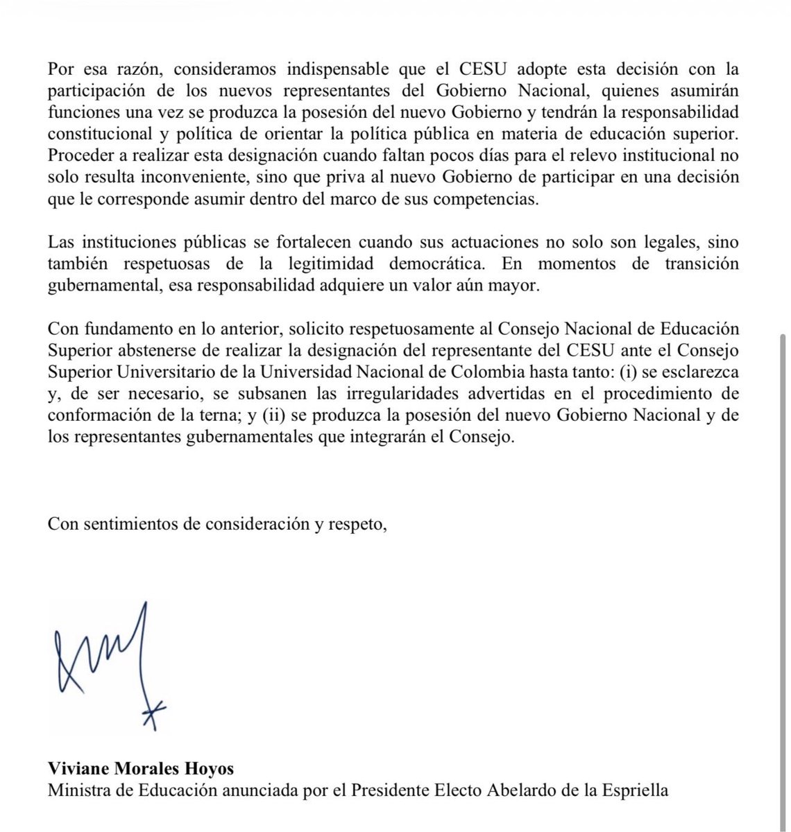 Viviane Morales tweet media