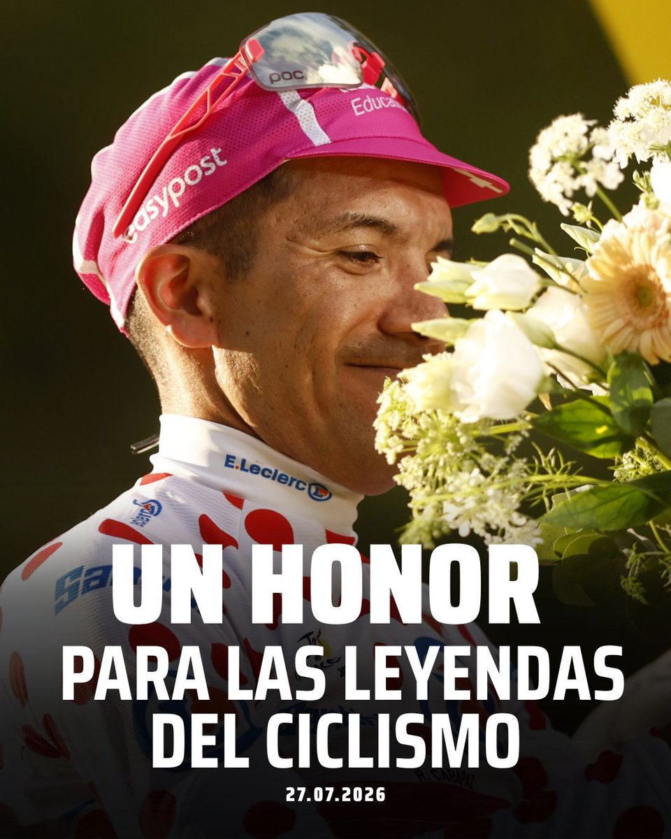 elcomerciocom's tweet photo. https://t.co/b5Zz4Kib6x | Richard Carapaz quedará para siempre en el Alpe d’Huez. ⛰️🇪🇨 https://t.co/GbzwnigId4