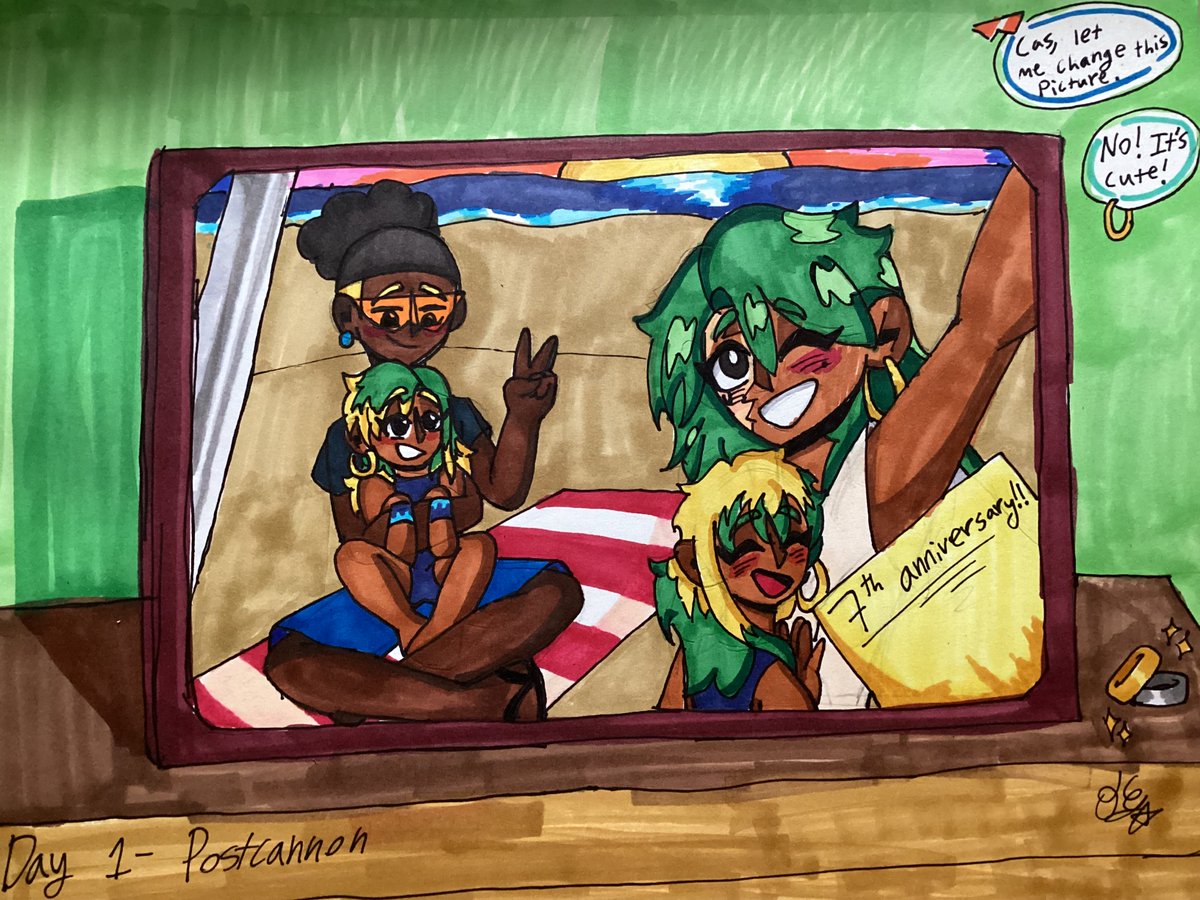 Iloveshippinghe's tweet photo. Day 1 of #magnetmirrorweek26! Ya’ll can name the kids bc I’m too lazy to :) https://t.co/oRMlmk555U