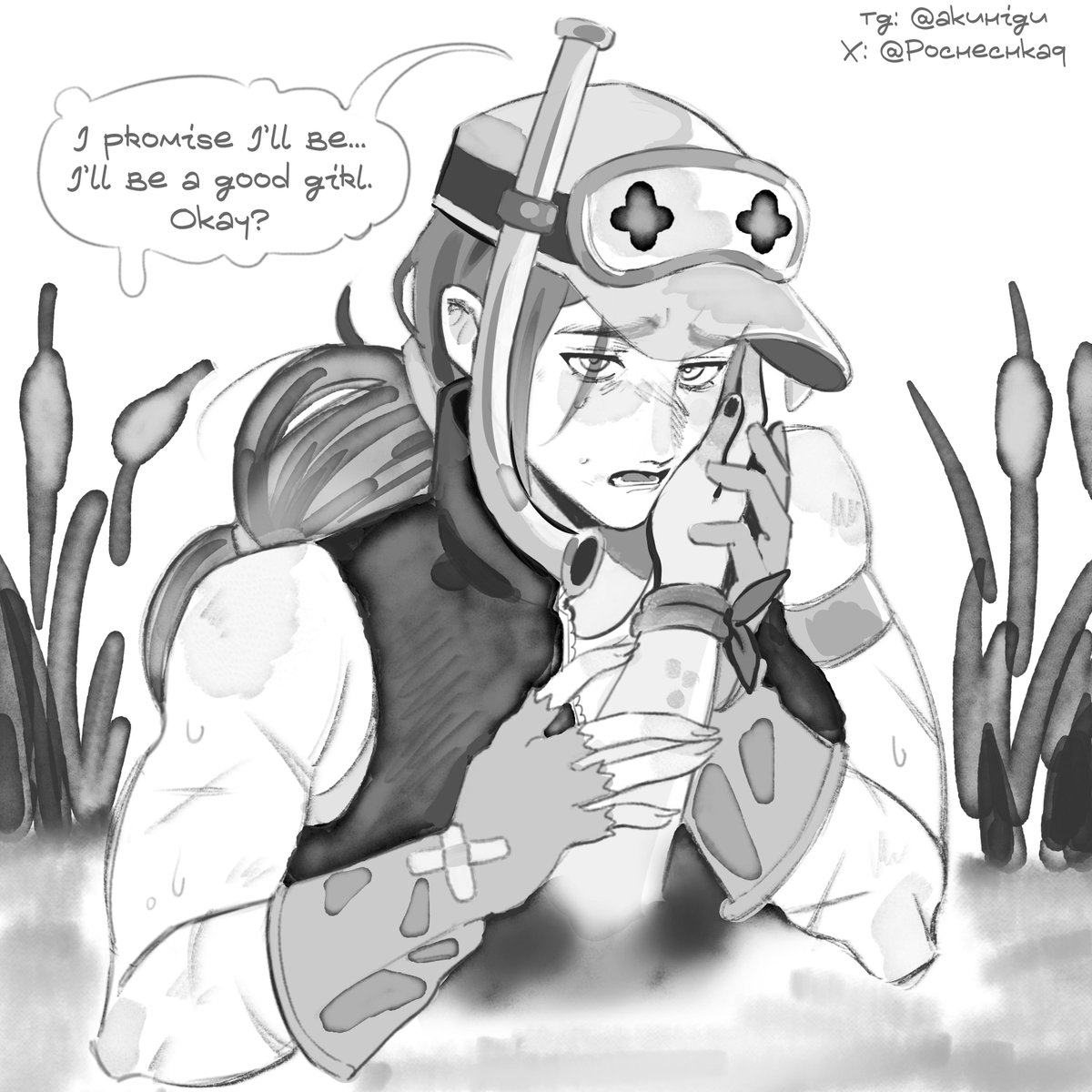 Pochechkaq's tweet photo. lovesick 💔💔💔

#BrawlStars 
#BrawlStarsArt
#Alli #Willow (hand lol) https://t.co/zFxd2GRrCC