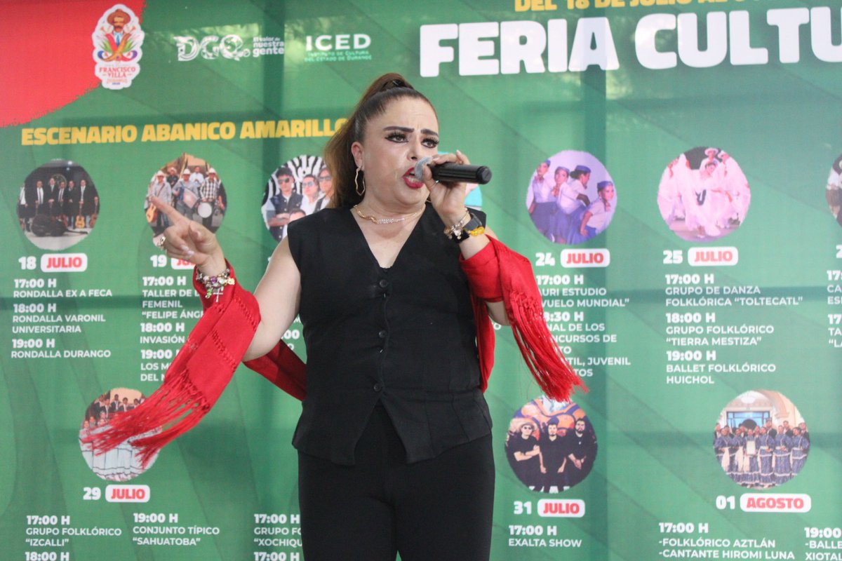 mrPIIANOmen's tweet photo. 💃🇲🇽 "Tierra Mestiza" conquistó al público de La Villista 2026 con danza, música y tradición. El Abanico Amarillo vibró al ritmo del folclor mexicano. 🎶 #LaVillista2026 #Folclor #Durango https://t.co/hdyLimhFoU