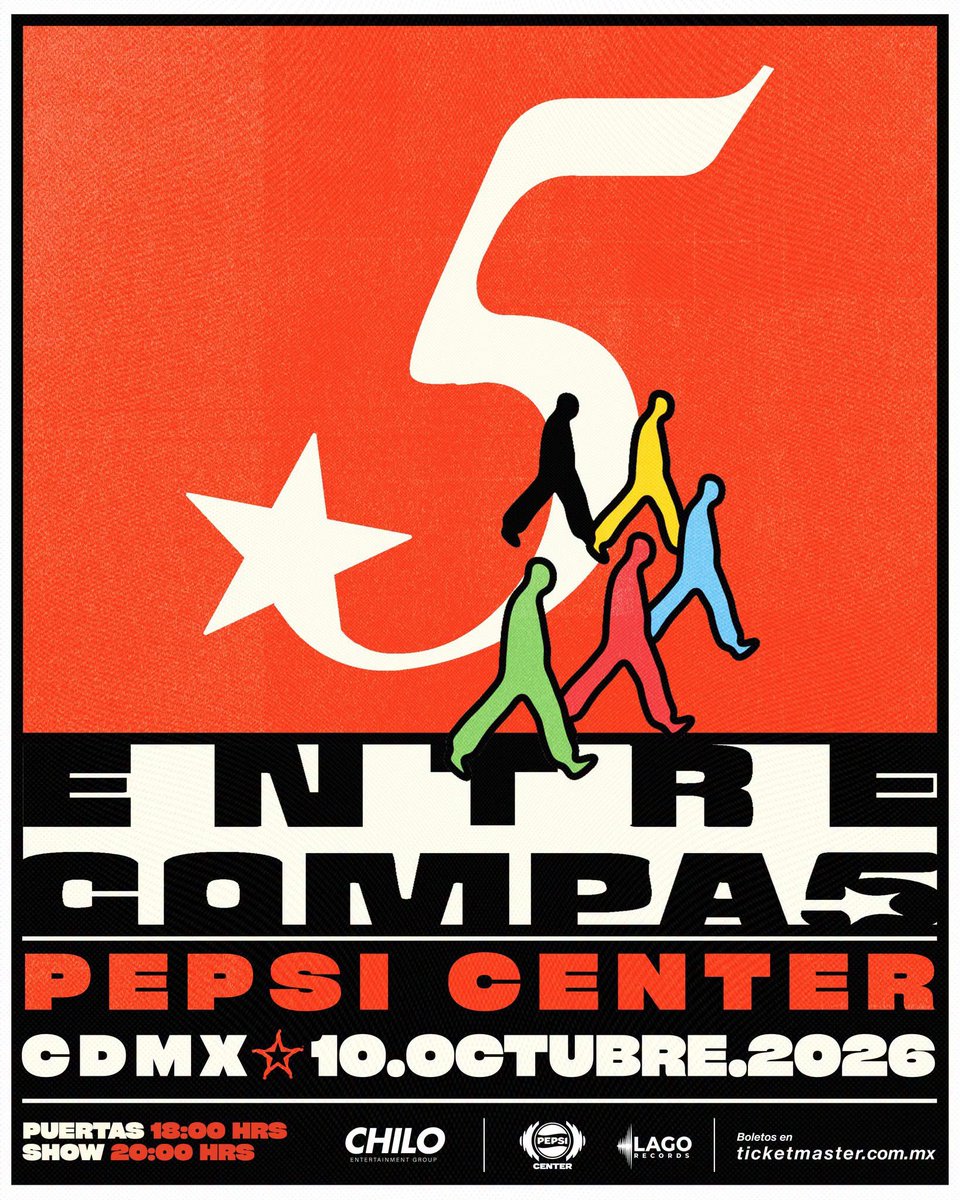 treceentmx's tweet photo. Tu nuevo proyecto musical favorito estará en #PepsiCenter.
¡Seremos una gran fiesta #EntreCompas este próximo 10 de octubre!
#VentaGeneral: 30 de julio, 11 a.m. https://t.co/6JlPrWagx5