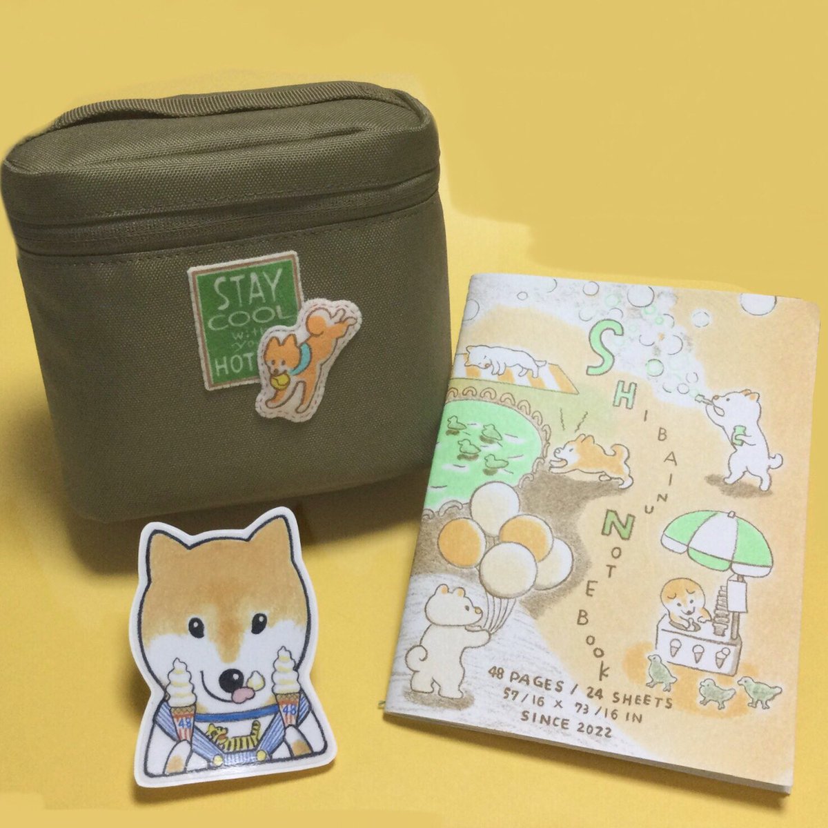 KatteniCampaign's tweet photo. 通販オープンしています！

今年のテーマは「公園」です。お池のある公園のノートブックと、ぷっくりしたワッペンの保冷ポーチなどを作りました！
サイトを開ける前には、必ず一連の告知（ツリーになってるお願いなど）を読んでね。

サイトのリンクはこちら↓↓↓↓
https://t.co/2eE1pmGvgV https://t.co/7Ef9OMjMnT