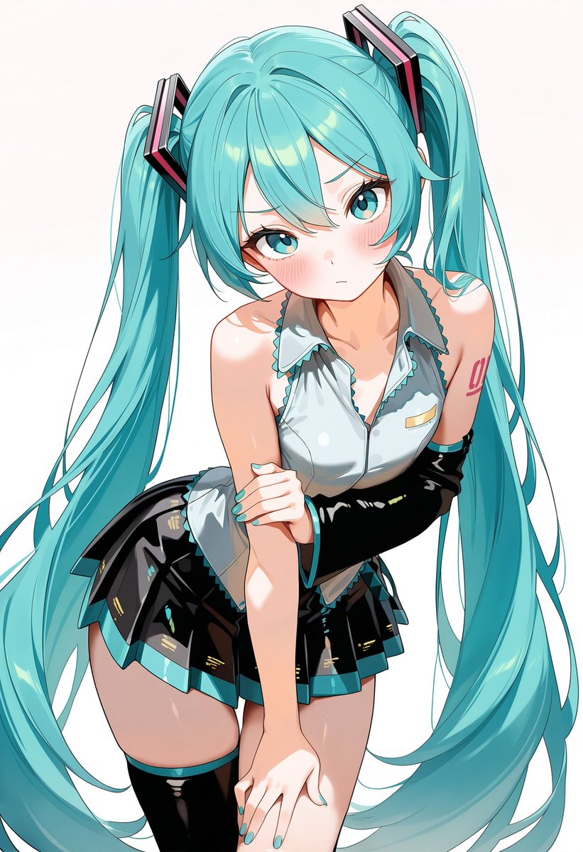 Crocnest's tweet photo. SFW Illustration. No nudity or suggestive intent  #初音ミク https://t.co/YrqHn82KeQ