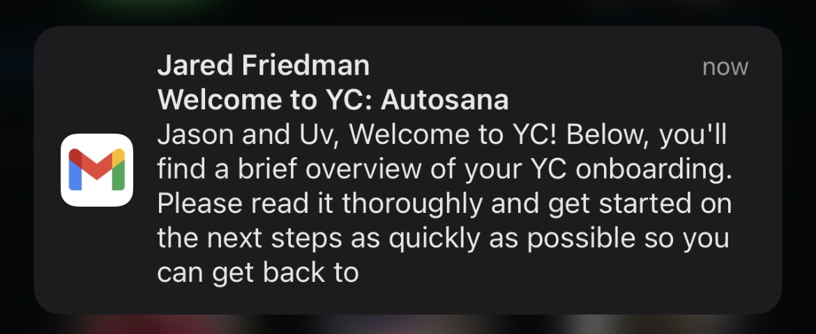 yuvansundrani's tweet photo. yc f26 applications close tonight at 8pm PT

about a year ago i was on the other side of it -- didn't know we'd make the cut

we got in. It changed everything for us. our app wasn't perfect, it was just honest

since then I've reviewed a ton of applications and the pattern is always the same

the best ones are the ones that just explain a real problem and provide a real solution

If you're applying, happy to review your app - dm me