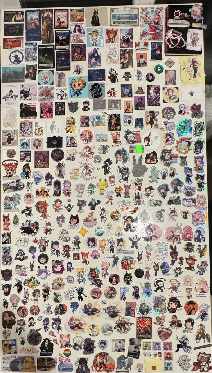 sakurachu's tweet photo. The last weekend. Was so amazing. I met so many new poeple and my personal highlight was the sticker exchange.
Thank you all for meeting up and making such incredible memories. I love all those little treasures.

#FFXIVFanFest #FanFestWOLEXCHANGE https://t.co/0ulZzfBTHB