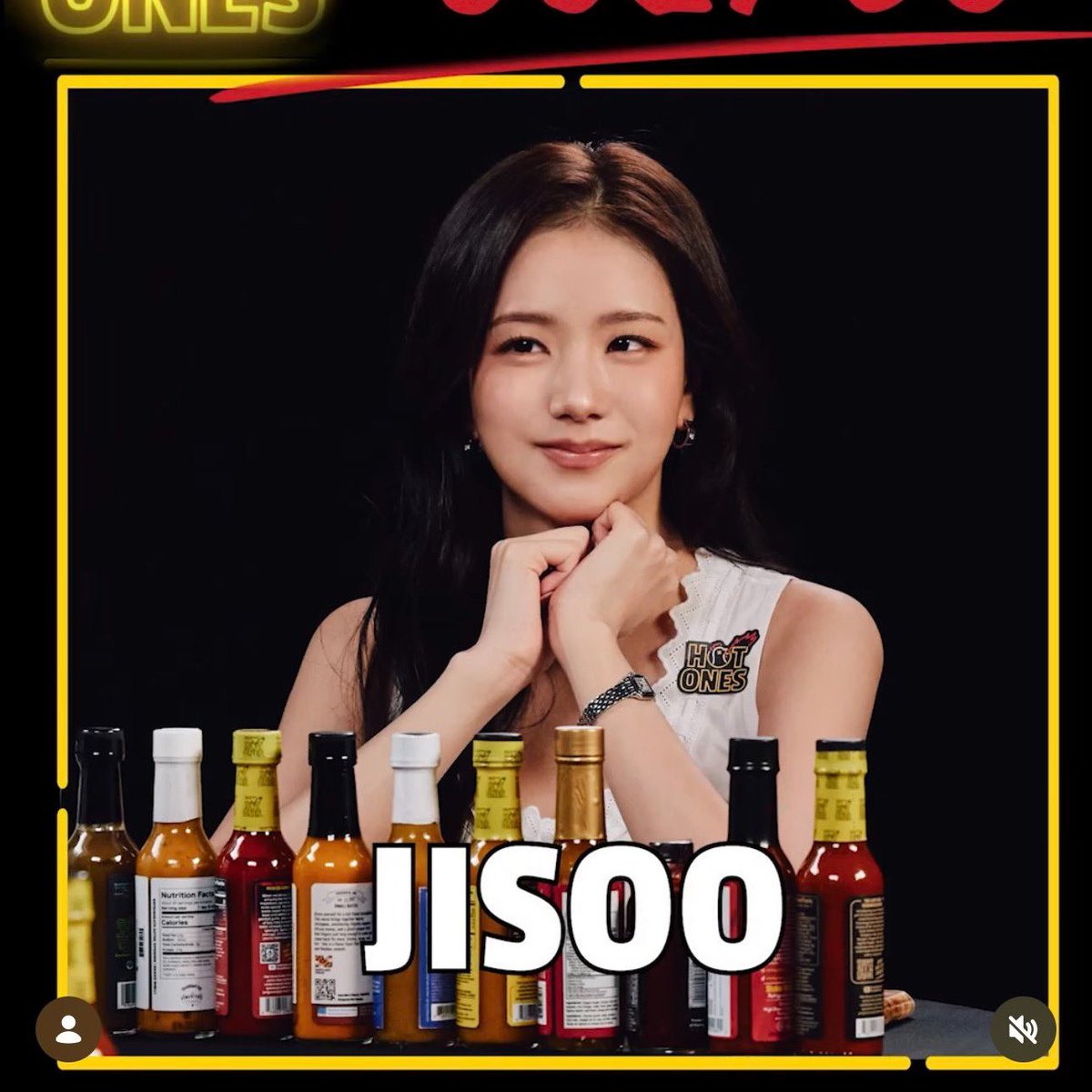 TheePopCore's tweet photo. JISOO is set to guest on “Hot Ones,” out July 30. https://t.co/5TkknkpEib
