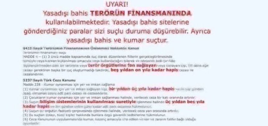 HabibHabib1907's tweet photo. Yasa dışı bahis reklamı ve karaborsa üzerinden kazanç sağlamak, Gs'ye serbest mi ? Neden hiçbir yaptırım uygulanmıyor ?
@RTErdogan
@memetsimsek
@TFF_Org
@Fenerbahce
@TC_icisleri
@EmniyetGM
@adalet_bakanlik
@gencliksporbak
@tcbestepe
@istanbulCBS https://t.co/Mm0bS7kCNi