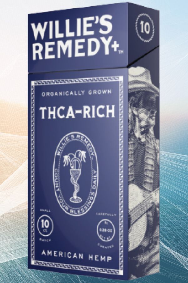 PhenomWellCBD's tweet photo. On the shelf: Willie's Remedy+ Smokes — hemp pre-rolls, 10-count, biodegradable filter. Two styles: THCA-Rich (full strength) or a THCA+CBD 10:1 blend (calmer, even). COA on the page. In store at 704-B Jake Alexander Blvd. W., Salisbury, and https://t.co/VT2hgHQl1m https://t.co/okbVPZgRgV