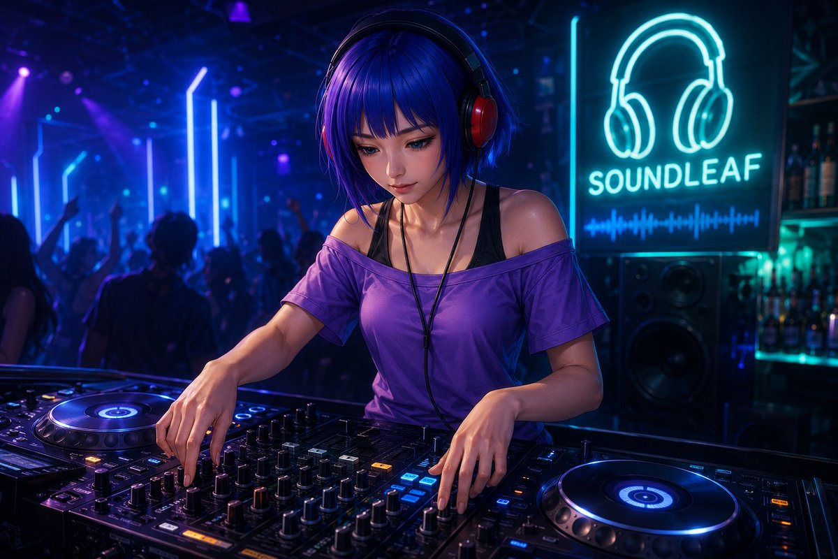 mellowriceball's tweet photo. Sometimes, Otoha DJ's at a small club in the city she lives in. 

This is surprisingly the first get from gpt. I didn't have to edit it or anything. Sometimes I get that, most of the time I don't. https://t.co/xbLZkOETMK