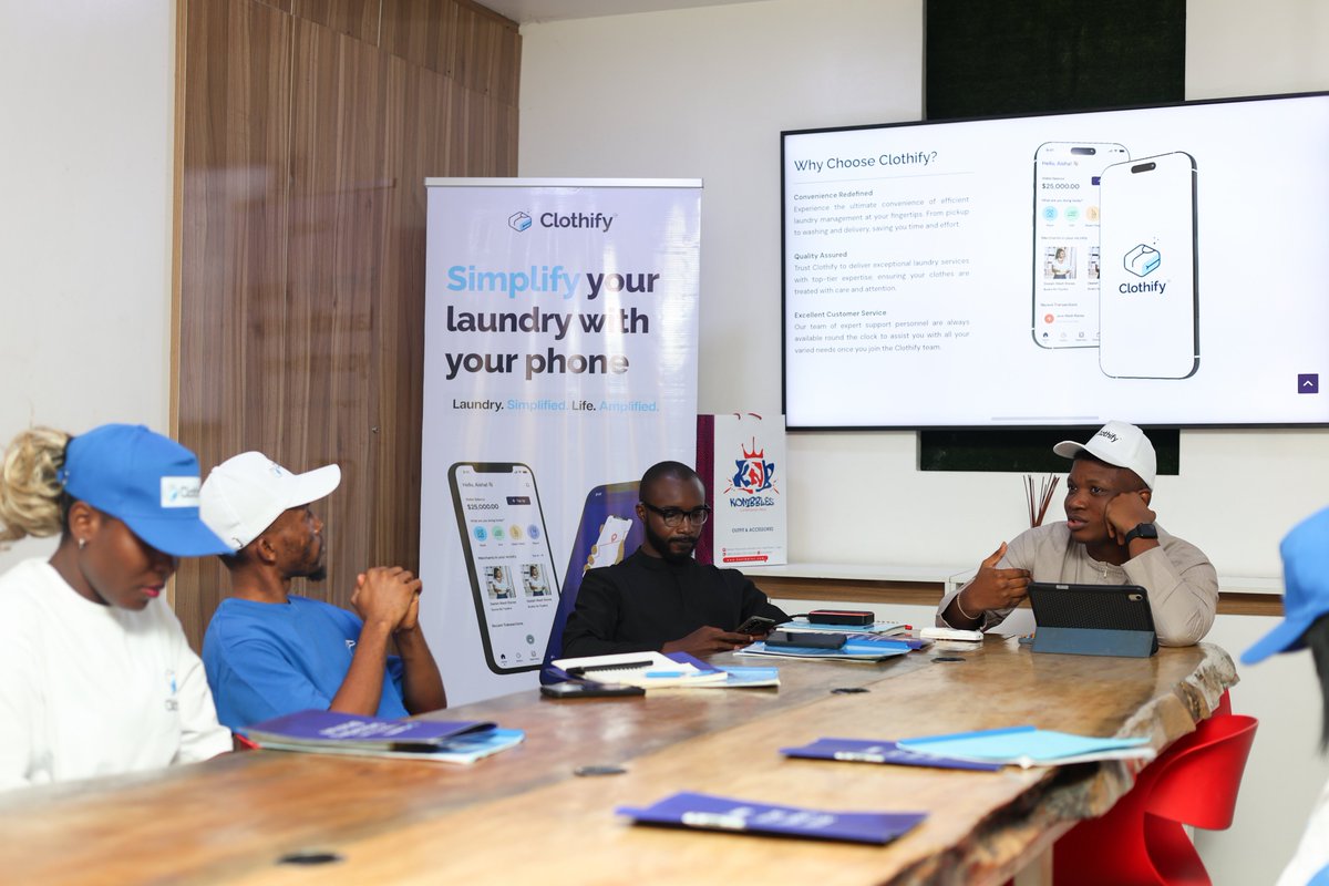 clothify_ng's tweet photo. Excellence isn’t a goal. It’s our standard. ✨

Behind every Clothify order is a team obsessed with one thing: finding solutions.

When others see challenges, we see opportunities to serve you better. Every improvement we make, every feature we build, and every decision we take is driven by one purpose, giving you an experience you can trust.

We’re not just delivering freshly cleaned clothes.

We’re delivering peace of mind. Confidence. Reliability.

This is the Clothify way.

✨ Built on excellence.
🔥 Driven by solutions.
💙 Dedicated to you.

#Clothify #DeliveringExcellence #CustomerFirst #Innovation #LaundryReimagined