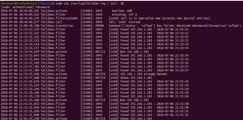 Oreofemosun's tweet photo. Another milestone in my internship at @cybervastltd 
This phase involved VPN traffic analysis, brute-force detection with Hydra &amp; fail2ban, ELK Stack deployment, and security reporting. Every lab reinforced that defense is just as important as offense. 
@ireteeh @Becca_cyber https://t.co/cLsAolRp9k