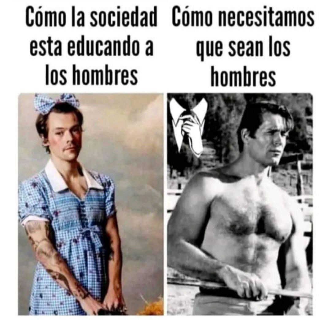 RocioInfantesb's tweet photo. Ese engaño de las “nuevas masculinidades” le está haciendo mucho daño a los hombres. https://t.co/TCH8Qikihw