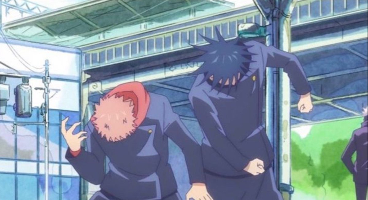 elisisii's tweet photo. yuji getting bonked https://t.co/1hPcowQNM4