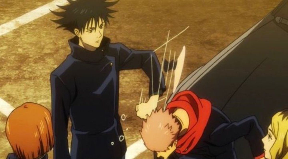 elisisii's tweet photo. yuji getting bonked https://t.co/1hPcowQNM4