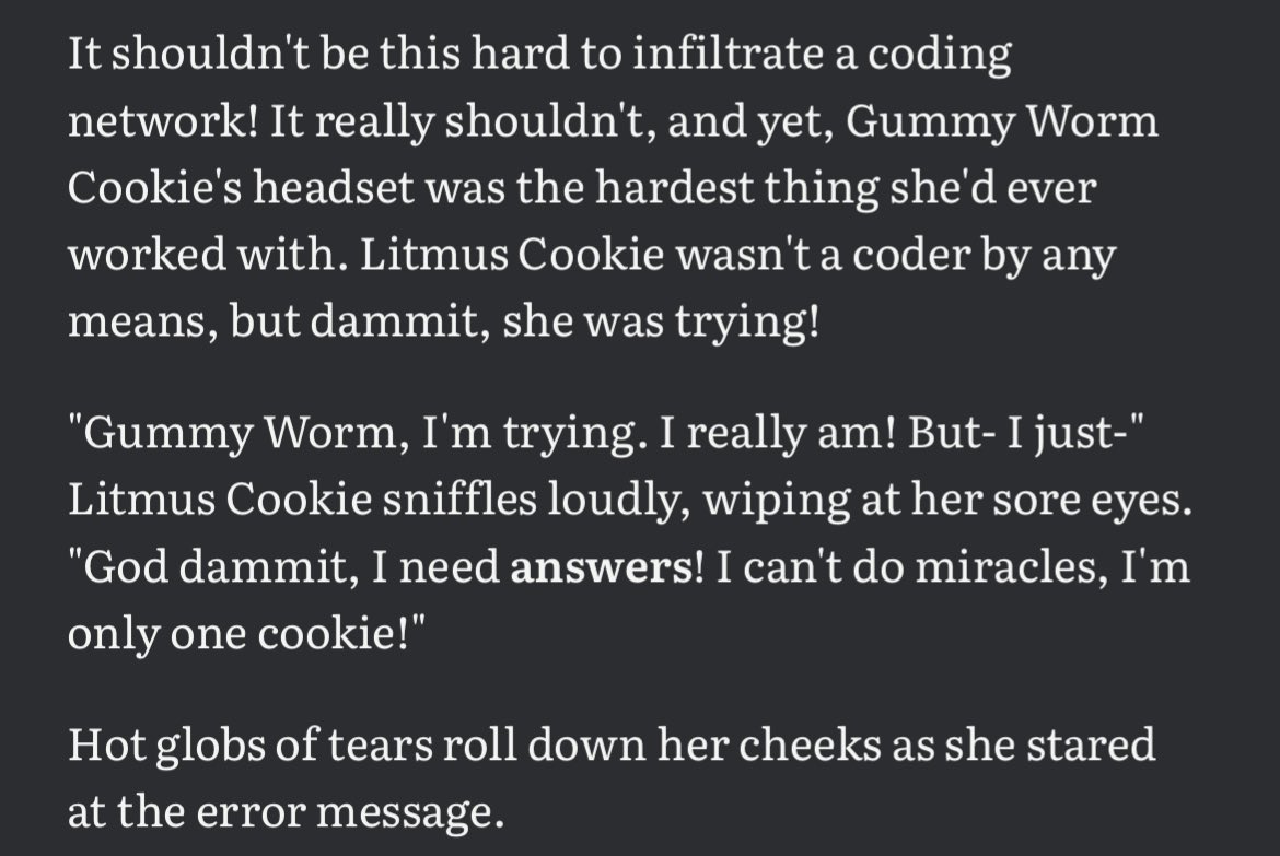 Astr0lite2's tweet photo. #wormtest #yumeship 
nah I didn’t kiss the brick get doomed yuri’d chat https://t.co/G2LFWhTRI8