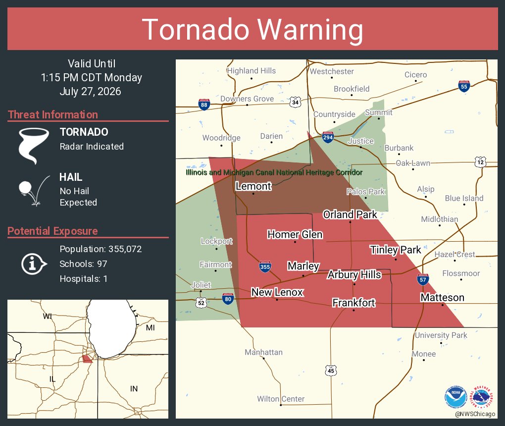 NWS Chicago tweet media