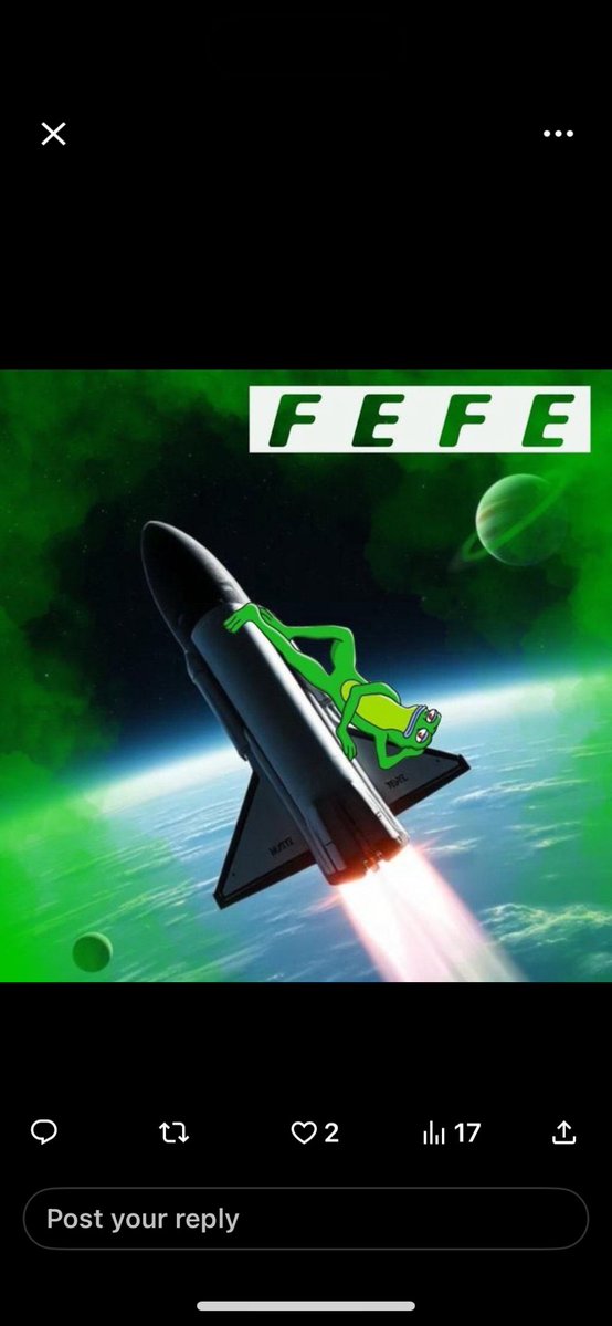 rodeo0525's tweet photo. @sagaofficialx @fefecoinz So True!!!!!!!! Fefe is going to be an absolute rocket ship come Alt Season!!!!! https://t.co/uTIONdeU9k