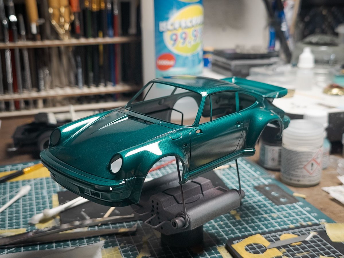 KekszPixel's tweet photo. Tamiya Porsche 911 (930) Turbo - WIP https://t.co/YhopxLGTFO