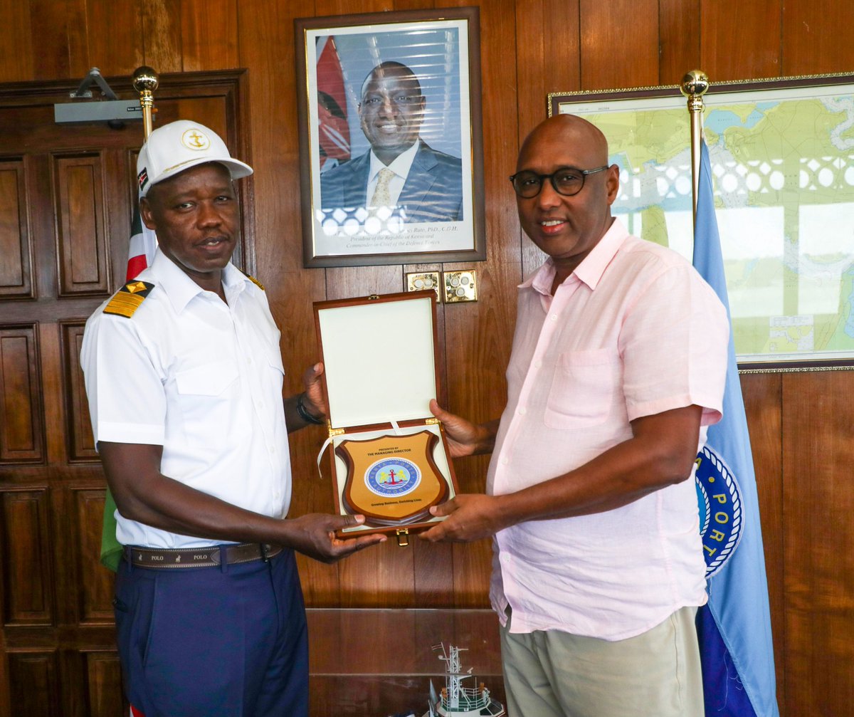 Kenya_Ports's tweet photo. Efforts to reduce cargo clearance delays at the Port of Mombasa gained significant momentum on Monday after the heads of the Kenya Revenue Authority (KRA) and Kenya Ports Authority (KPA) agreed to deepen collaboration through systems integration and technology-driven solutions designed to improve cargo flow and trade efficiency.

KRA Commissioner General Adan Mohamed and KPA Chief Executive Officer Capt. William Ruto said closer cooperation between the two agencies will focus on automation, data sharing and the harmonization of operational processes to eliminate bottlenecks, facilitate seamless cargo movement, reduce delays and enhance service delivery for importers, exporters and other port users.

The commitment comes as both agencies seek to leverage technology to improve cargo clearance efficiency and support growing trade volumes through the country's premier maritime gateway.

During the meeting, Mohamed commended KPA's ongoing Smart Gates Project, describing it as a key innovation that will ease traffic congestion around the port and accelerate cargo evacuation.

The two leaders toured KPA's ongoing gate infrastructure modernization project, where they were briefed on the Smart Gates system, which will automate truck identification and verification, speed up cargo clearance processes and significantly reduce truck turnaround times.

Mohamed said KRA and KPA will continue integrating their systems and embracing technology-driven solutions to enhance cargo processing and support a more efficient logistics chain.

"We are committed to working jointly with other government agencies to streamline operational challenges through systems integration and harmonized processes in order to serve our esteemed clients better," said Mohamed.

Ruto reaffirmed KPA's commitment to working closely with KRA and other stakeholders to eliminate operational bottlenecks and strengthen the competitiveness of the Port of Mombasa.

He described the Smart Gates Project as a game changer that will improve operational efficiency, enhance cargo flow and support faster movement of cargo through the port.

"We are working together as one team to address any bottlenecks affecting port operations and make the Port of Mombasa more efficient for all our customers," said Ruto.

As part of the visit, Mohamed also toured KRA's cargo scanning facilities and the Regional Electronic Cargo Tracking System (RECTS) operations.
@KRACorporate
@CG_KRA