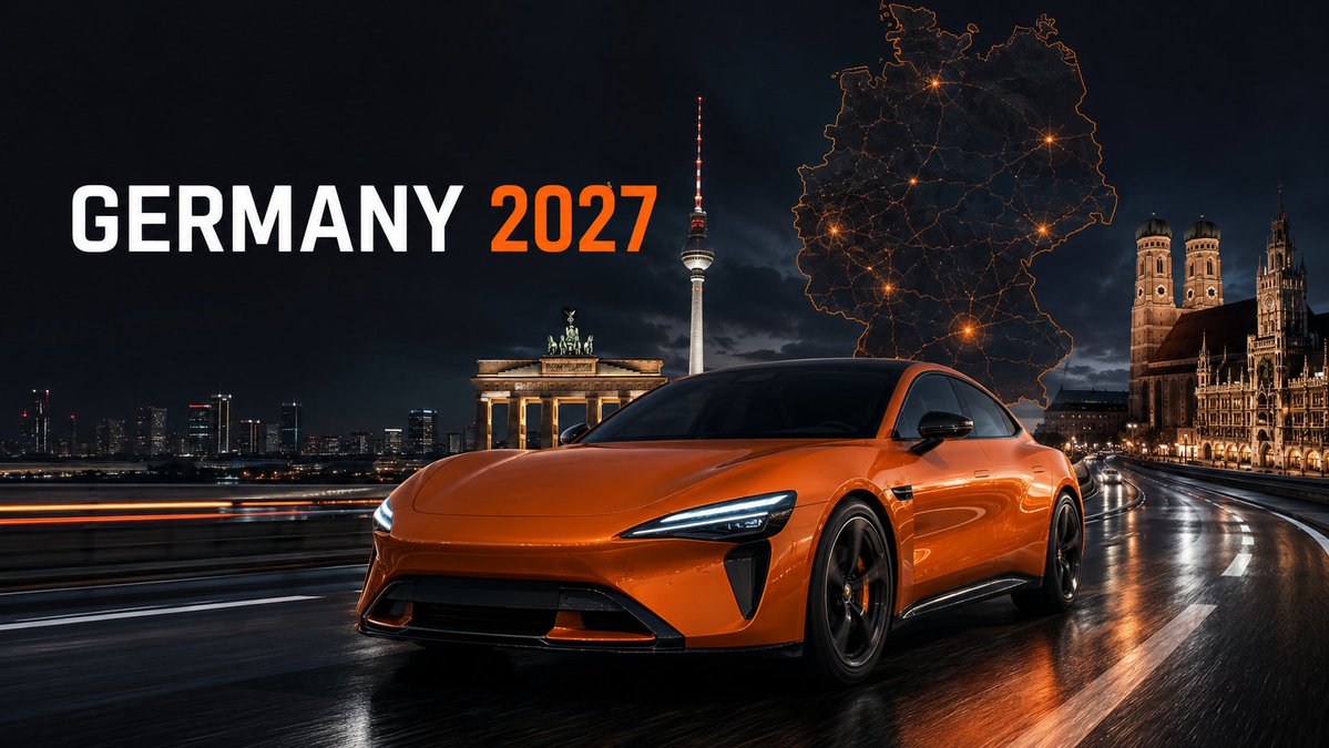 ChinaOemGuide's tweet photo. Xiaomi Auto is not really “going global” in 2027.

It is going to Germany.

Its German team has been given a 50,000-unit sales target—effectively Xiaomi Auto’s entire overseas target for the year.

Here is what is really happening. 🧵 #xiaomi https://t.co/uoPmuijk12