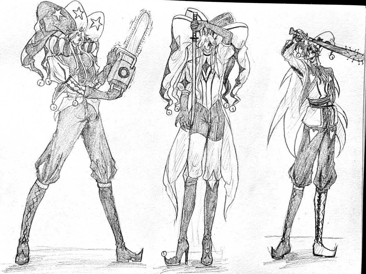 Beelud_'s tweet photo. Weapons 2

#thefeakcircus #pierrot #jester #harleqiun https://t.co/zvbYmPJh4o