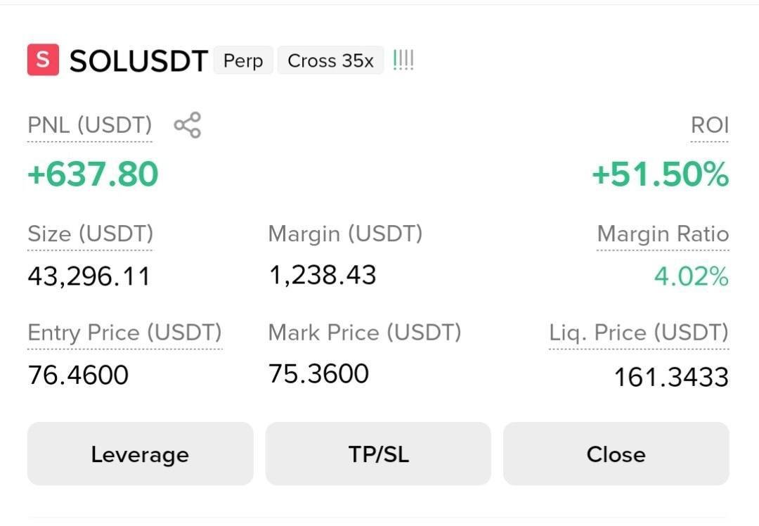 WHALEpump33's tweet photo. ✅ $SOL –  Target 1 HIT!

💰+51% Profit !

Click on the link below to join our free signal  group 👇🏿👇🏿  
https://t.co/MNUcUShGCq https://t.co/eOm7bQTXAz