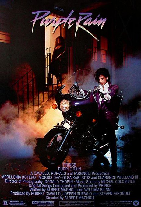ThatEricAlper's tweet photo. "Dearly beloved, we are gathered here today to get through this thing called life." On this day in 1984, Prince's 'Purple Rain' opened in theatres across North America and changed music movies forever. https://t.co/vwCgO7ospW