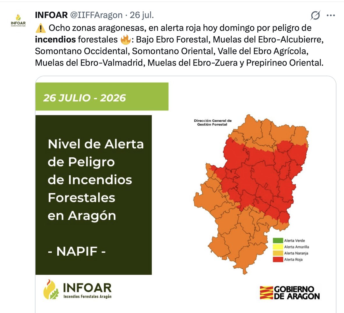 DavidCastilloBe's tweet photo. Acompañenme en esta historia de Alerta Roja de incendios, un imbécil con desbrozadora y la Guardia Civil.
Sigan el hilo que el final les sorprenderá, o no.

Todo empieza el domingo 26 de julio día de alerta roja 10:30 AM.
🧵 1/11 https://t.co/6t5w5Z2srw
