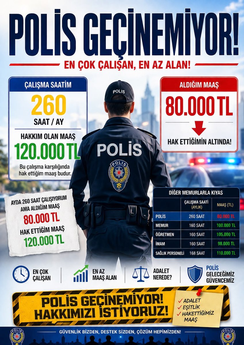 metobaabaa's tweet photo. Geçenlerde  İstanbul'a taini çıkan bi arkadaşımla görüştüm. İstanbul Anadolu yakasında Kartal'da ev tutmuş   48500 Tl.Aldığı maaşın yarısından fazlasını sadece kiraya verecek.Polissin dostundan çok düşmanın var öğle her mahallede de oturamıyorsun.
#PolisGeçinemiyor https://t.co/jqUps7rEcf