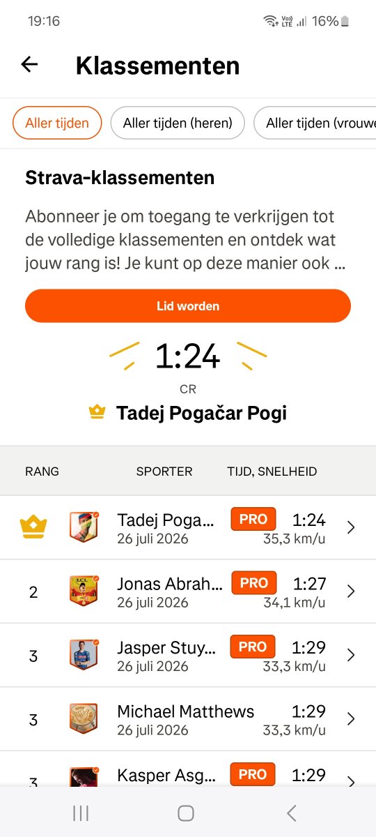 jonas_creteur's tweet photo. @WoutvanAert Confirmed KOM on Butte Montmartre for Pogacar: 

but ´only´ 3 seconds faster than Jonas A., 7 seconds faster than previous KOM of WvA.

Washed 🙂 https://t.co/svczbgz0ZF