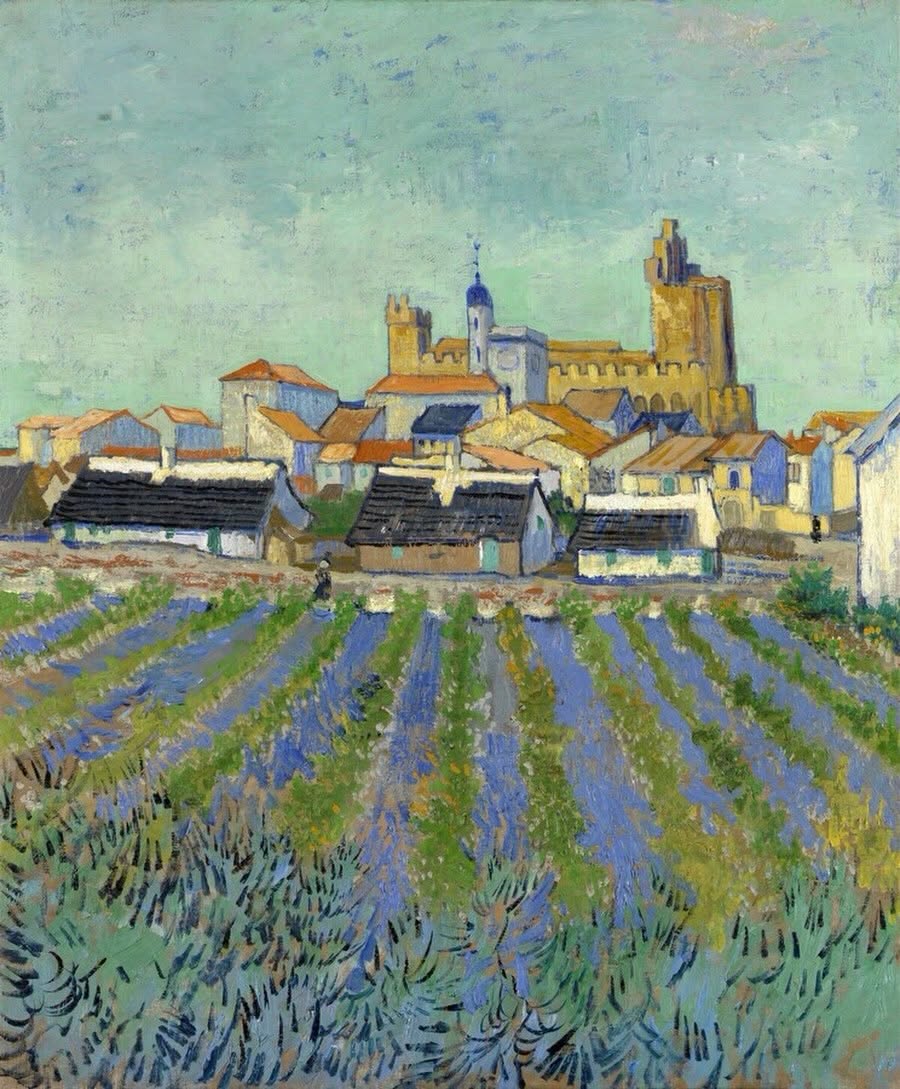 literatura_rte's tweet photo. View of Saintes-Maries, June 1888
Vincent van Gogh (1853-1890) https://t.co/uIUEDwv2WA