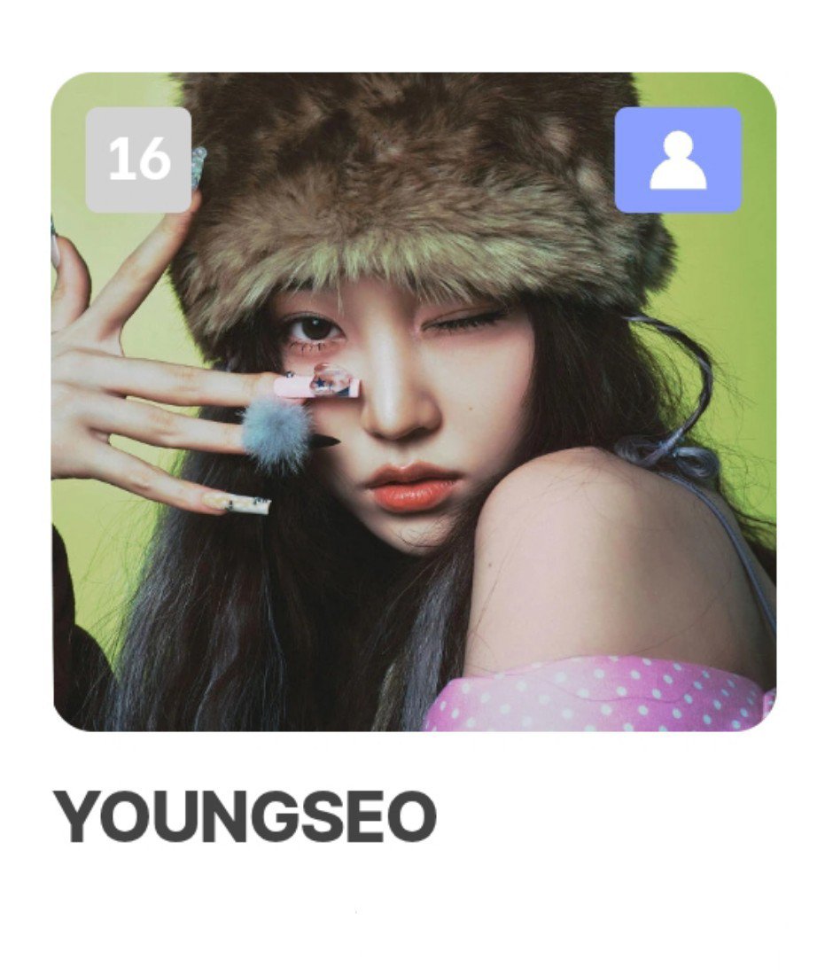 Alldayprovoting's tweet photo. Good news 🍍
#Youngseo is currently #16 in the My Star Female voting for the TMA Fact Music Awards! 🩷
The TOP 20 will advance to the next round! - Voting ends on August 3rd. 
Good job everyone 🥹 Don't forget also to vote for ADP. 

Let’s keep voting 🔥
#alldayproject https://t.co/WdHltoQrEX