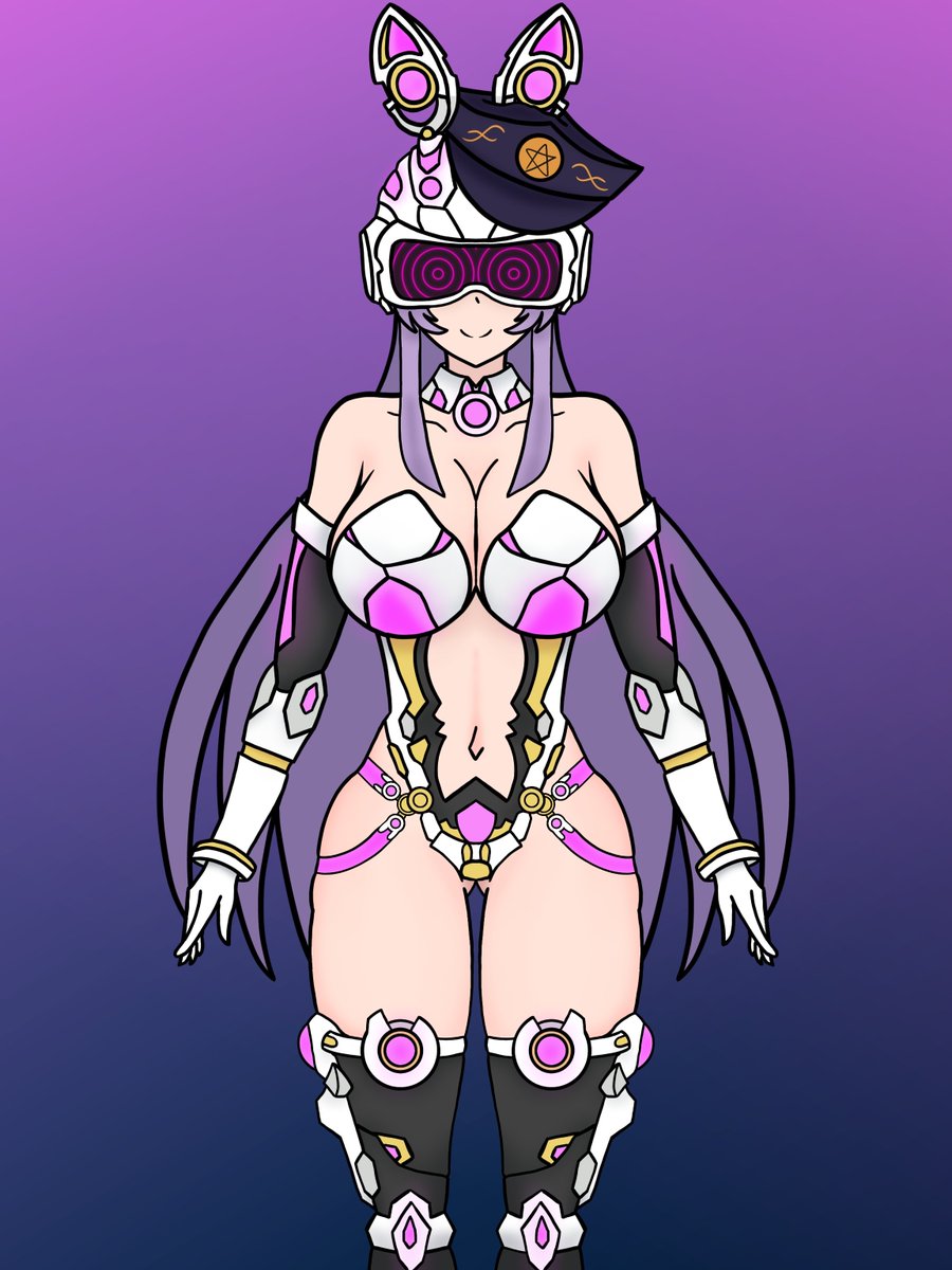 Slimy_Saber's tweet photo. Well you get what you ask for~ 
And this cutie @AuroZoro wished to be in this outfit

And who am I to not fulfill such an innocent wish!! 

(Oki I stop playing, hope you like it ♡
And sorry if the mention bothers you) https://t.co/MDWhoCCdDq