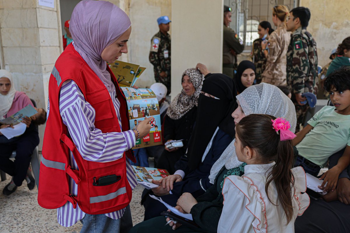 SYRedCrescent's tweet photo. A mobile medical campaign by #SARC and @UNDOF reached Umm Batna in rural #Quneitra, providing consultations, medication, ultrasound examinations, and awareness sessions for 163 people, with support from @IFRC_MENA and @ICRC_sy. https://t.co/IJqntjIkWV