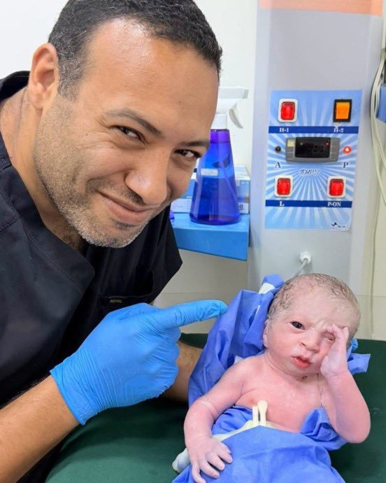 gagahaberyeni's tweet photo. Bir doktor, yeni doğan bebeğin tepkisini paylaştı. https://t.co/F3uOlo63qa