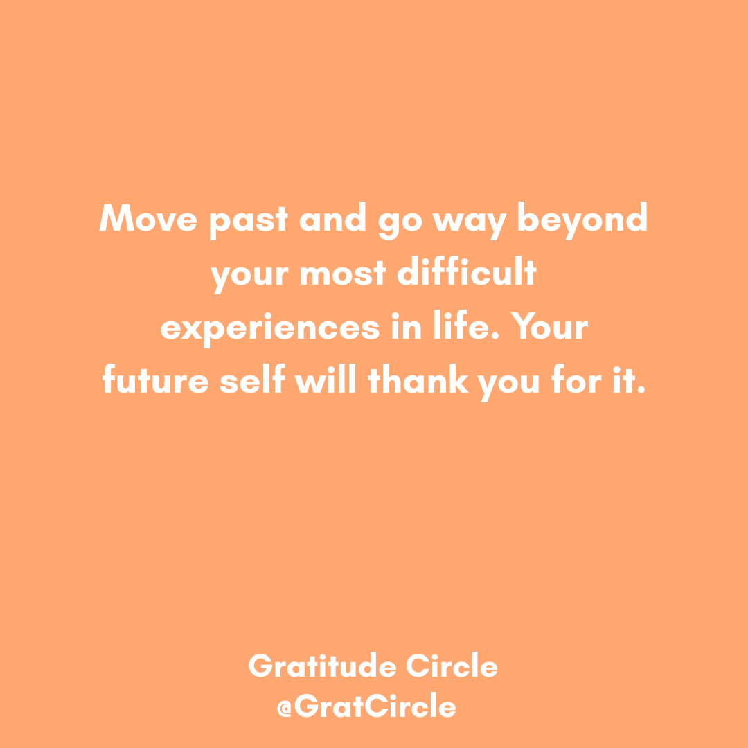 GratCircle's tweet photo. 💪Motivational Monday Part II💪

Go way beyond your most difficult experiences in life. Your future self will thank you for it.

What's one challenge you've grown beyond that made you stronger?
#GrowthMindset #HealingJourney #PersonalGrowth #Resilience #KeepGoing https://t.co/SBKfmemvYg