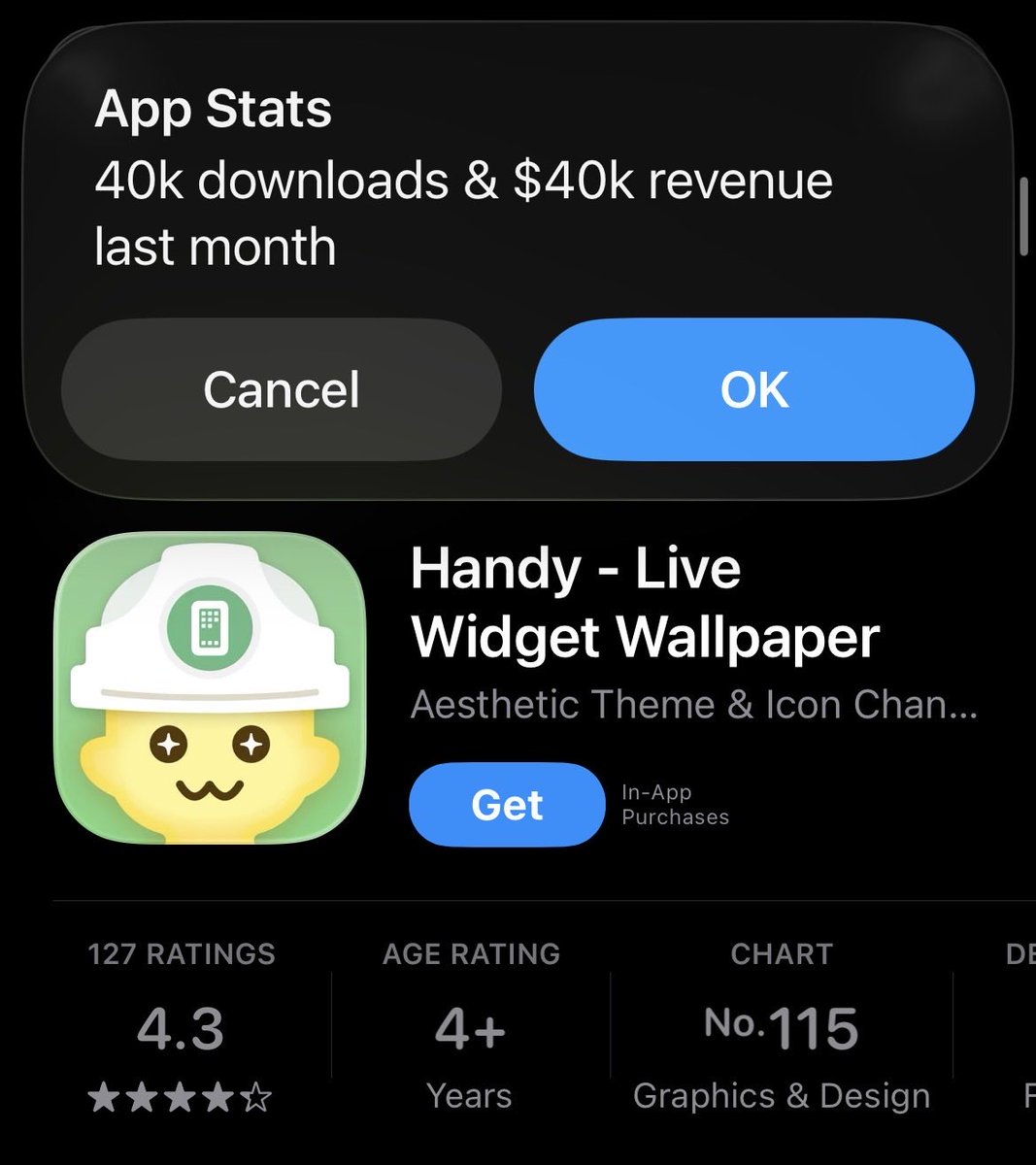 Sergio__bm's tweet photo. nah this is crazy

an app that puts a pokémon on your dynamic island

they’re making $40k a month

i think i just found a whole new app category:

dynamic island + living widgets

who’s gonna build one? https://t.co/MJ3QiKeHZs