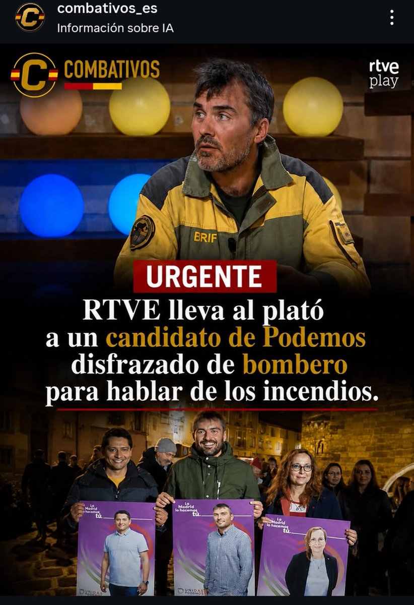 briftabuyo's tweet photo. 📢Juan Carlos #BomberoForestal BRIF TABUYO desde 2009.

Ni está vinculado con ningún partido politico ni ocupa cargo sindical alguno desde hace años.

Nadie absolutamente puede desprestigiar su trabajo en extinción y prevención de incendios forestales durante todo estos años.📢 https://t.co/qPUay4lQOt