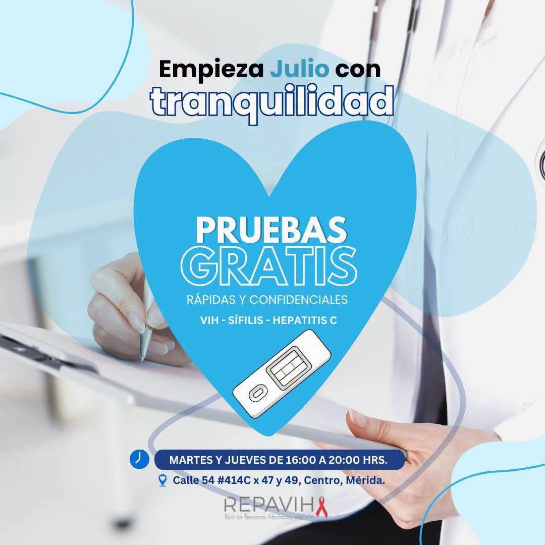RepavihMID's tweet photo. 🗣️ ¡La información protege más que el silencio! Vive tu sexualidad con responsabilidad. #haztelaPruebaVIH https://t.co/Ld6UeDyWrr