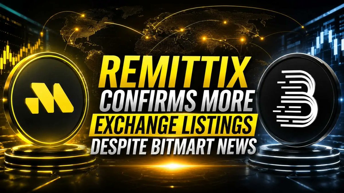 BestCryptoPS's tweet photo. #Remittix Confirms More #Exchange Listings Despite BitMart News

https://t.co/3u2Mb6SCc4

$RTX @remittix #bitmart @BitMartExchange #bestcryptopresales #cryptolisting https://t.co/8awWkxwQnx
