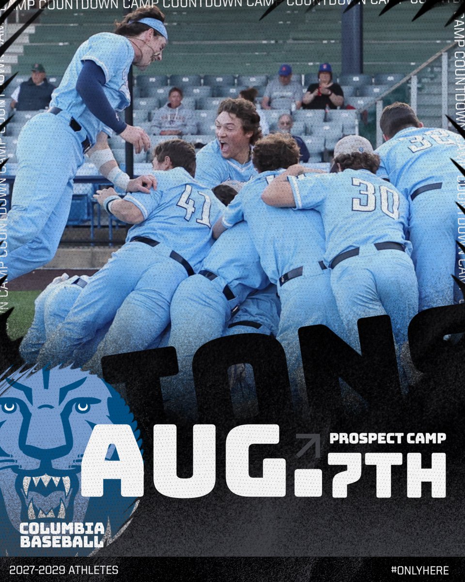 CULionsBaseball's tweet photo. Less than two weeks until our next Prospect Camp on August 7th, open to all 2027 to 2029 athletes🔥 

Click the link below to sign up:
https://t.co/GgEFB2EO1K https://t.co/862c0vjMPF
