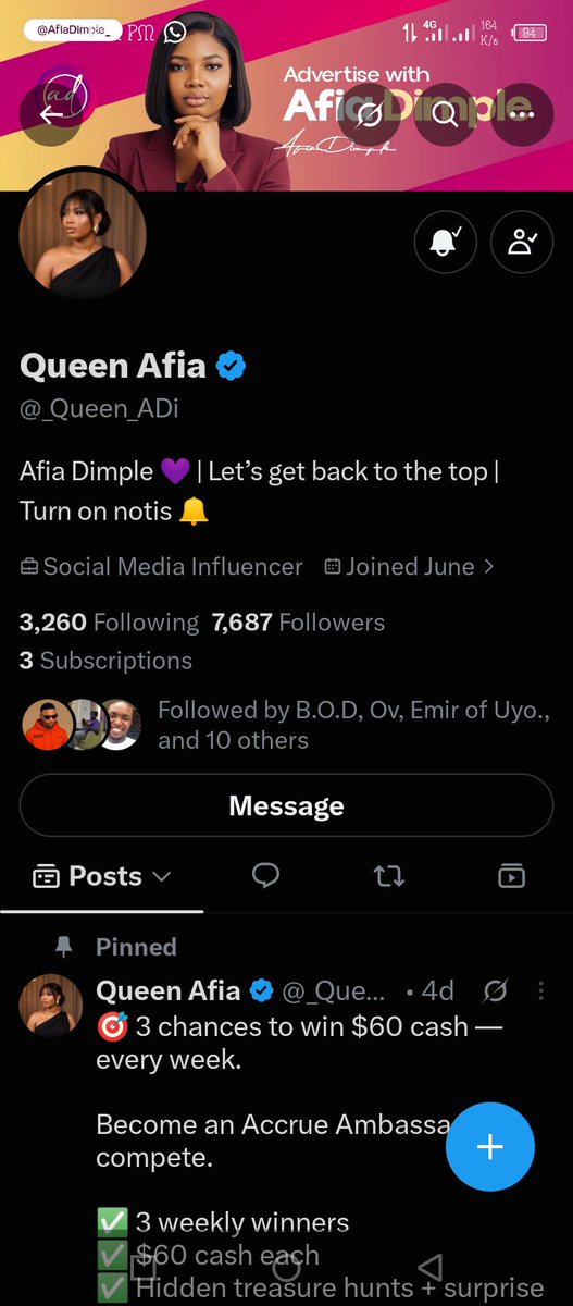 AmekoEtim's tweet photo. @officialmoore7 @_Queen_ADi 6110311286
Opay
Aniekan Etim

Thank you. https://t.co/j3a7UW8zCx